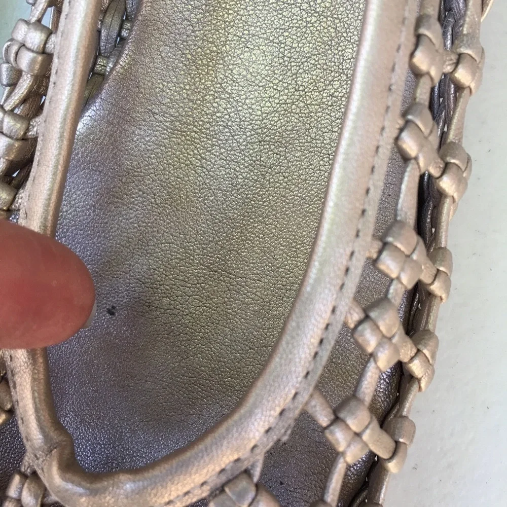 Etienne Aigner Eden Skimmer Flat Gold